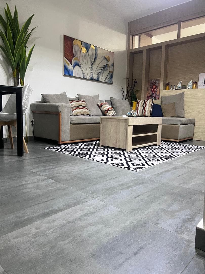 Salon du deux pièces au 1ᵉʳ étage de la Résidence Bambou